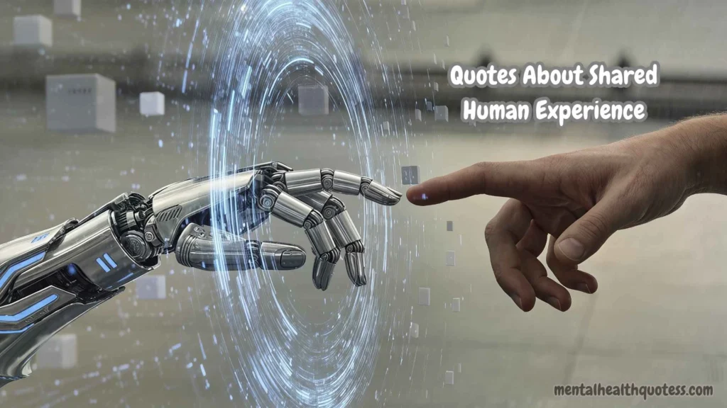 Quotes About Shared Human Experience