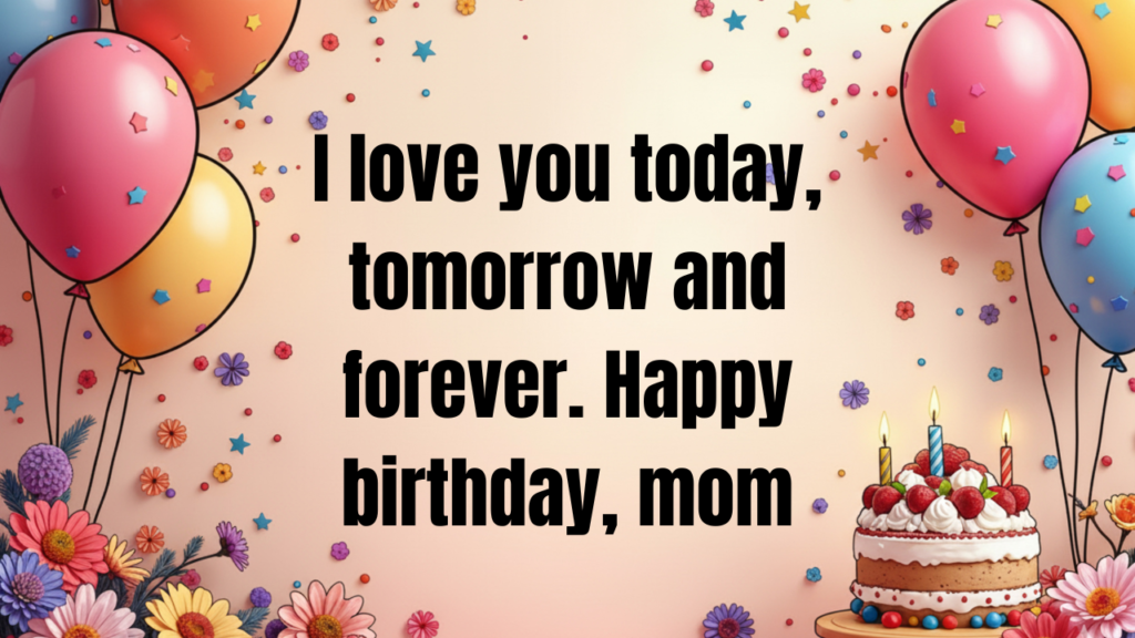 Funny Short Birthday Wishes for Mom from Daughter