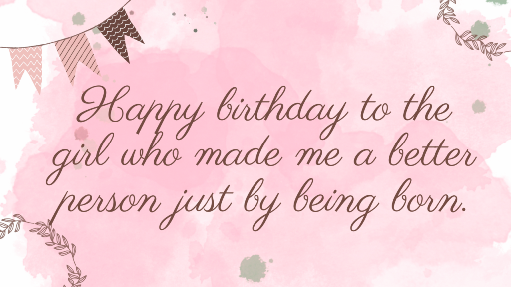 Cute Short Birthday Wishes for Daughter