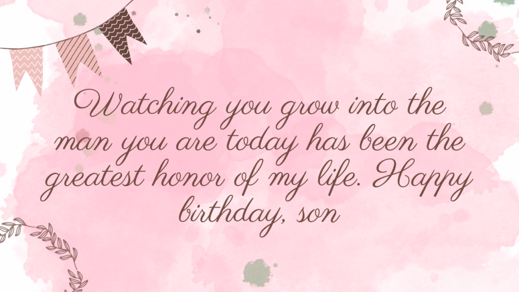 Birthday Wishes for Son From Mom