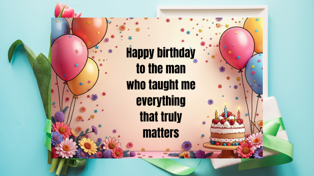 Birthday Prayers and Blessings for Dad